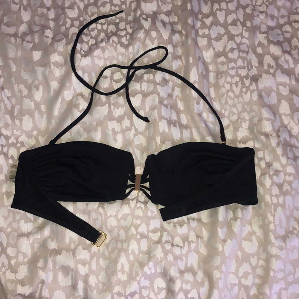 Victoria’s Secret black tie swim top (M)
